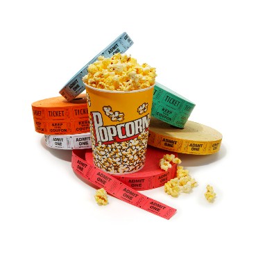 Popcorn and Movie Tickets