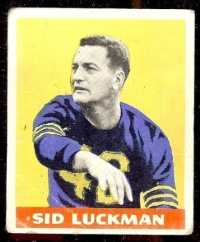 Sid Luckman - Bears hold NFL record