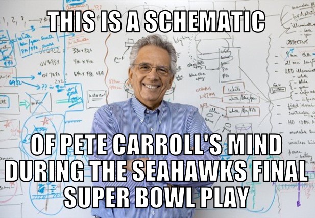 Pete Carroll Super Bowl Meme