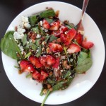 NoodlesStrawberrySpinachSalad