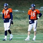 Peyton Manning and Brock Osweiller